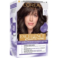 Фарба для волосся L'Oreal Paris Excellence відтінок 4.11 Ультрапопелястий каштановий, 1 шт